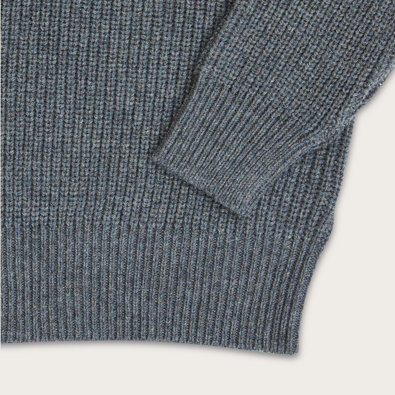 Bristol roll neck sweater by Filson | Heather gray (Grey)