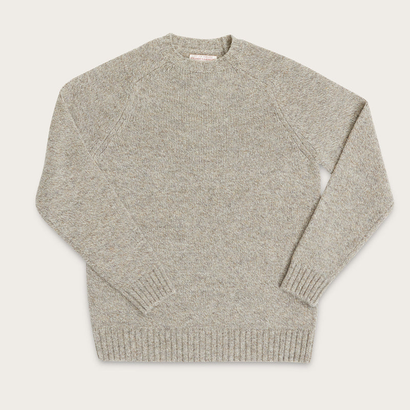 Irish wool 5-gauge sweater von Filson | Natural / brown melange (Beige)