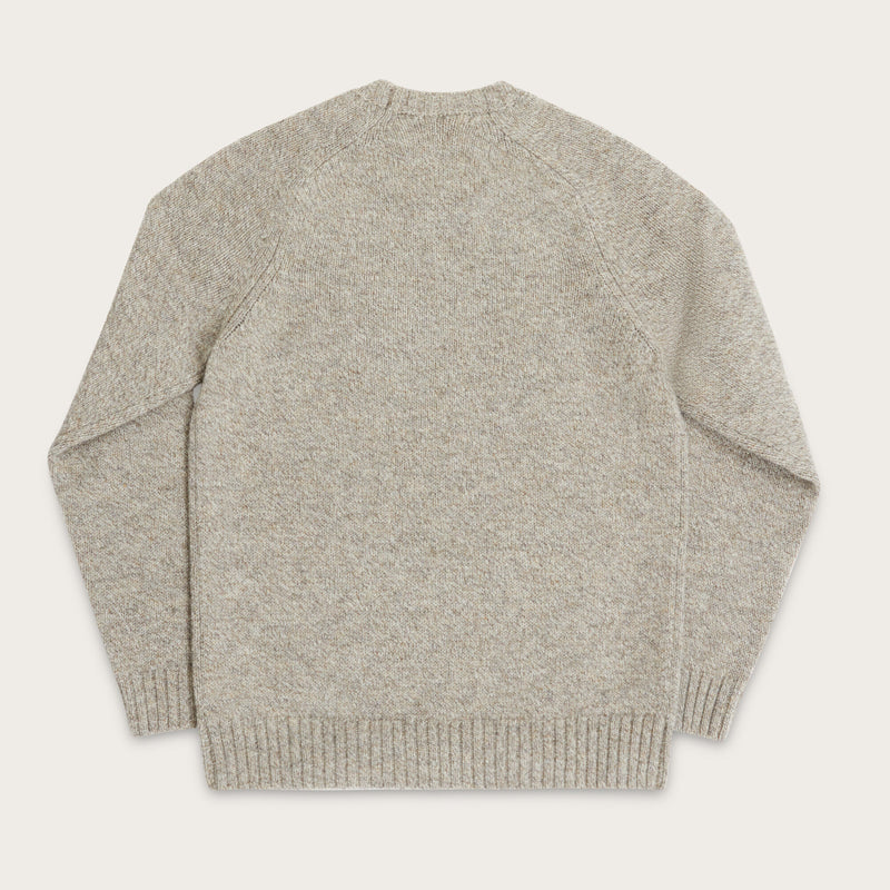 Irish wool 5-gauge sweater von Filson | Natural / brown melange (Beige)