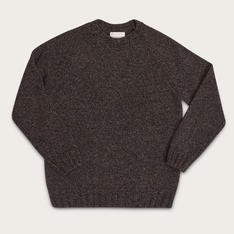 Irish wool 3-gauge sweater par Filson | Brown / hearth melange (Brown)