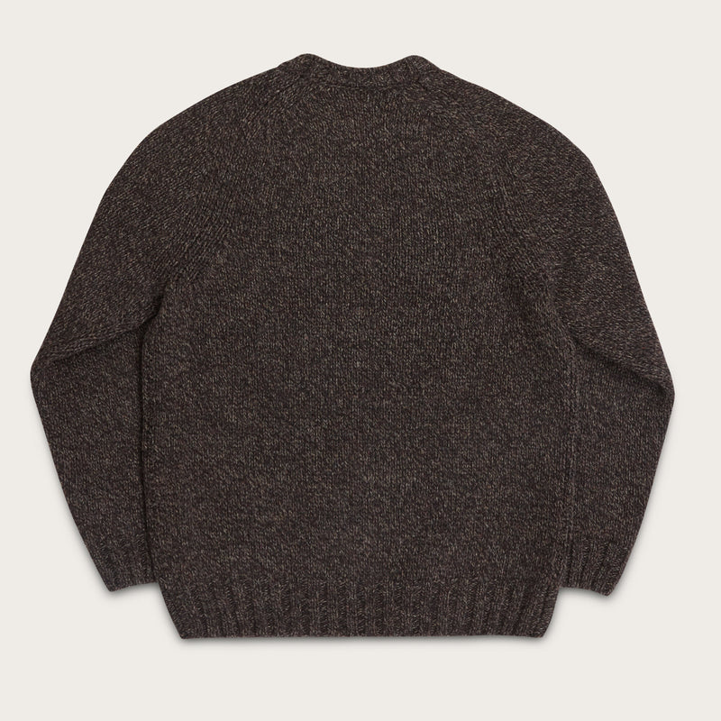 Irish wool 3-gauge sweater par Filson | Brown / hearth melange (Brown)