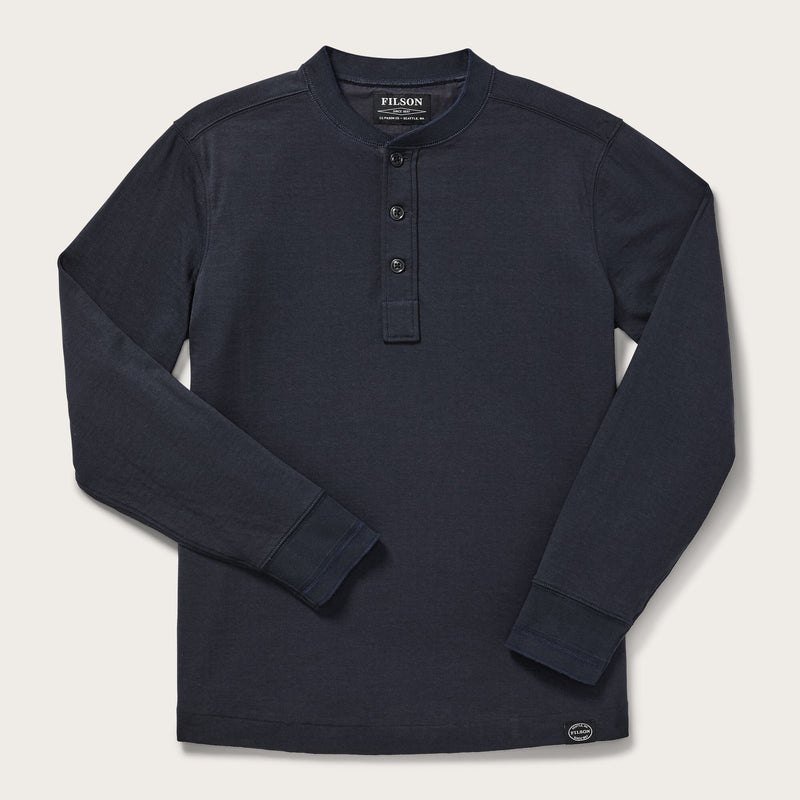 Double layer henley von Filson | Dark navy (Blue)
