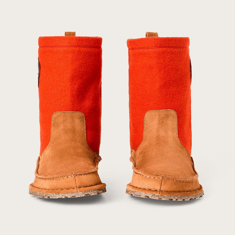 Birkenstock x filson lahti - regular von Filson | Flame mink (Orange)