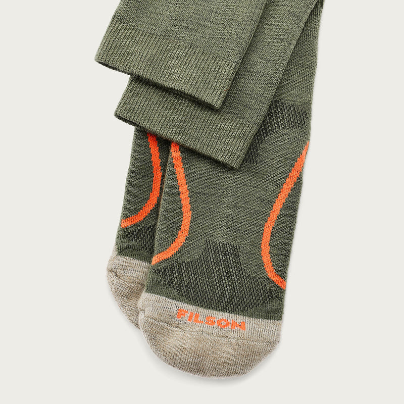 X country outdoorsman socks by Filson | Green blaze (Green)
