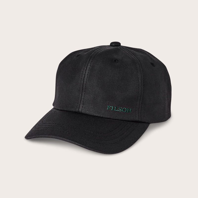 Oil tin low-profile logger cap di Filson | Black (Black)