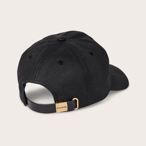 Oil tin low-profile logger cap di Filson | Black (Black)