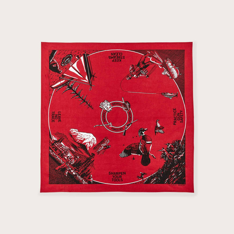 Great outdoors bandana von Filson | Red outdoorsm (Red)