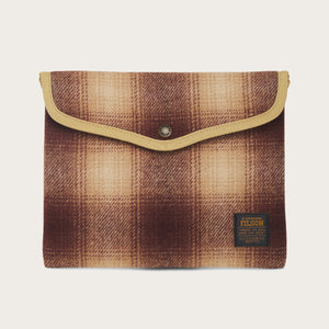 Mackinaw wool pouch ipad von Filson | Brown/ tan ombre (Brown)