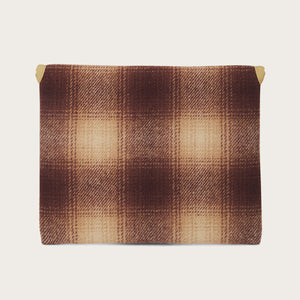 Mackinaw wool pouch ipad von Filson | Brown/ tan ombre (Brown)