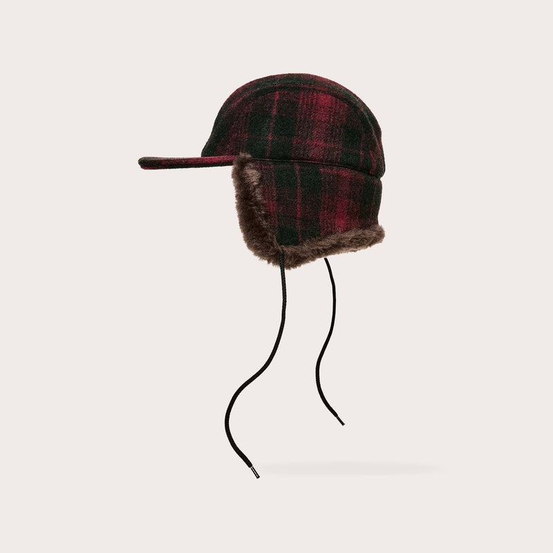 Double mackinaw wool cap von Filson | Burgundy dark (Red)