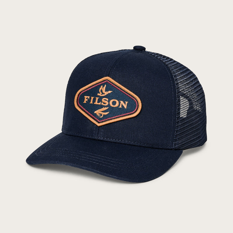 Cappellino in mesh logger di Filson | Navy/fowl fly (Blue)