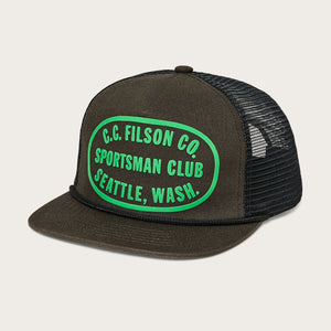 Casquette trucker mesh von Filson | Dark forest / sports (Brown)