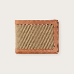 Rugged twill outfitter wallet by Filson | Tan (Beige)
