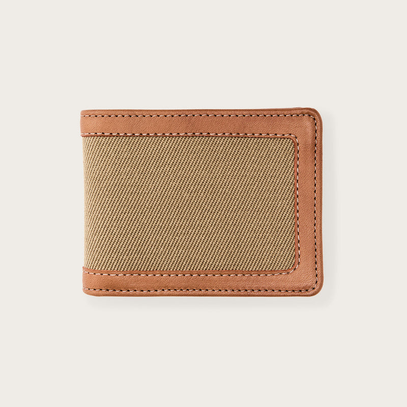 Rugged twill outfitter wallet by Filson | Tan (Beige)