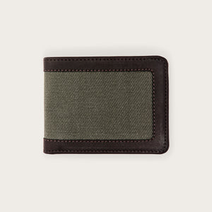Portafoglio outfitter in rugged twill di Filson | Otter green (Green)