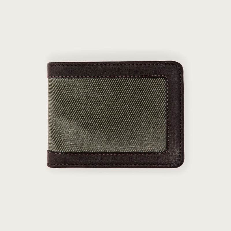 Portafoglio outfitter in rugged twill di Filson | Otter green (Green)