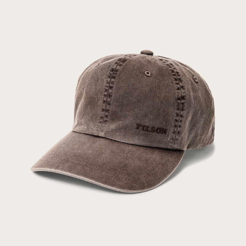 Washed low-profile logger cap von Filson | Washed brown (Brown)