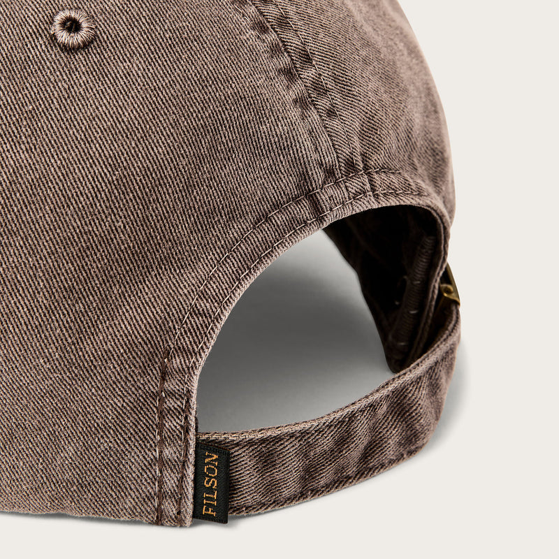 Washed low-profile logger cap von Filson | Washed brown (Brown)