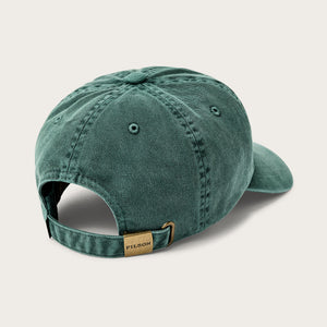 Washed low-profile logger cap von Filson | Washed green (Green)