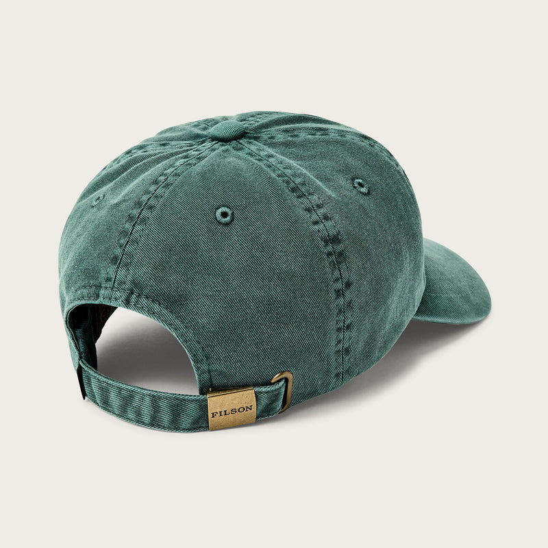 Washed low-profile logger cap von Filson | Washed green (Green)