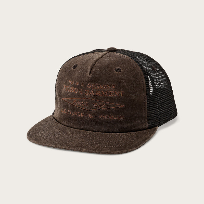 Diamond trucker mesh cap von Filson | Brown (Brown)