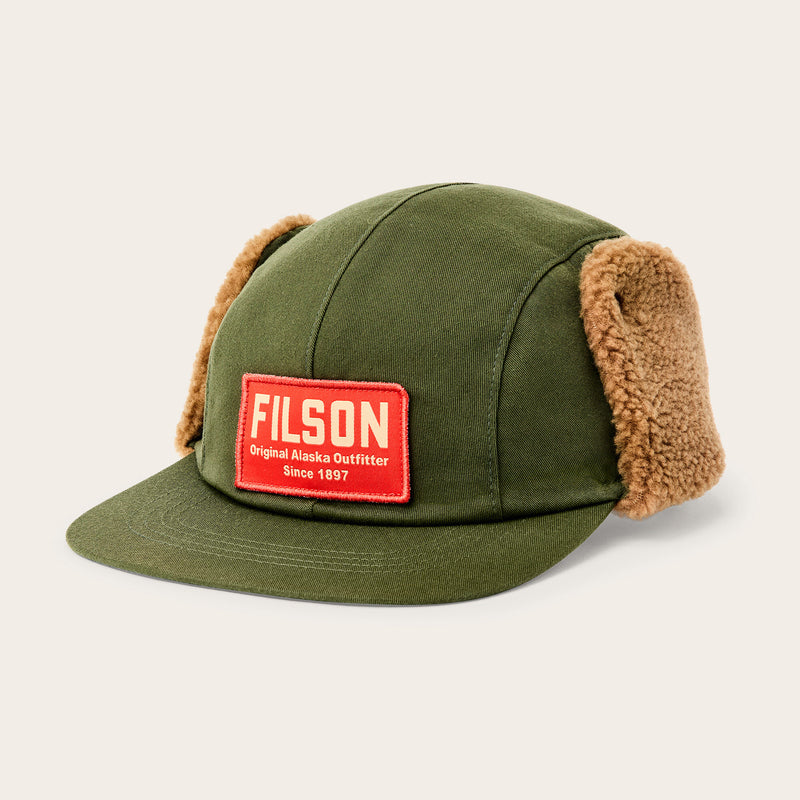 Fleece-lined flap cap von Filson | Otter green (Green)