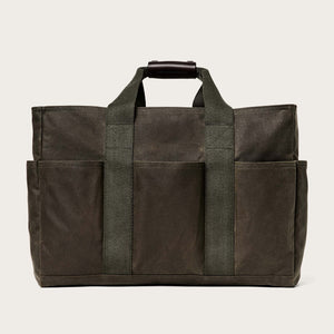 Tin cloth open supply tote von Filson | Otter green (Green)