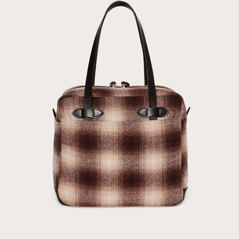 Mackinaw wool zipper tote bag di Filson | Brown/ tan ombre (Brown)