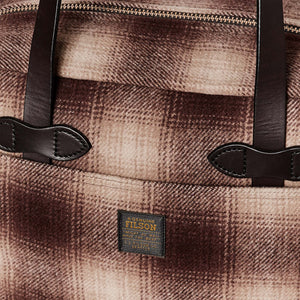 Mackinaw wool zipper tote bag di Filson | Brown/ tan ombre (Brown)