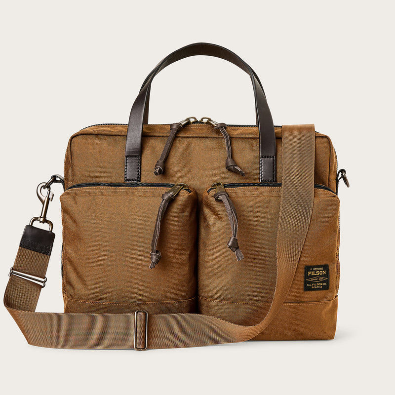 Dryden briefcase di Filson | Whiskey (Beige)