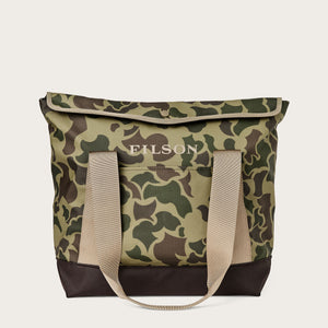All-weather tote bag by Filson | Tundra shrub camo (Green)