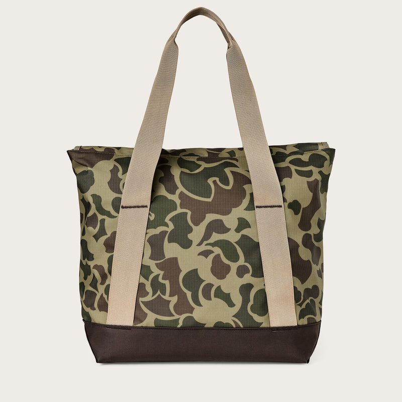 All-weather tote bag by Filson | Tundra shrub camo (Green)