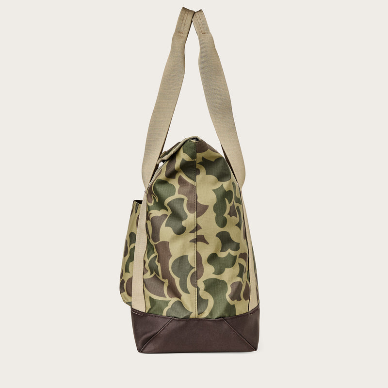 All-weather tote bag by Filson | Tundra shrub camo (Green)