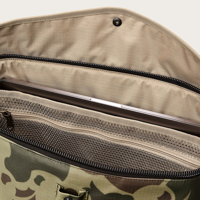 All-weather tote bag by Filson | Tundra shrub camo (Green)