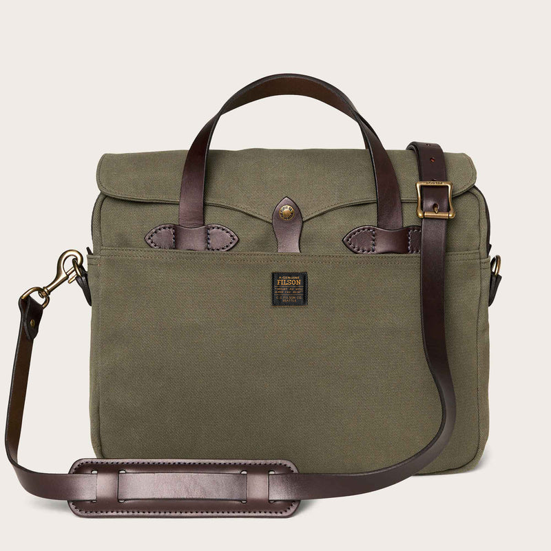 Rugged twill original briefcase di Filson | Otter green (Green)