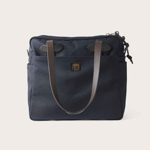 Rugged twill tote bag with zipper von Filson | Navy (Navy)