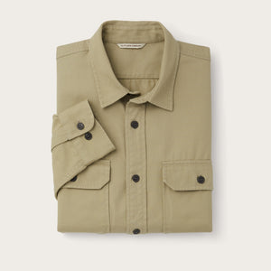 Chino twill shirt von Filson | Wood duck (Green)