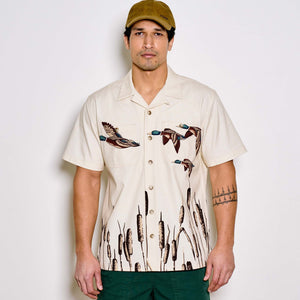 Rustic short sleeve camp shirt von Filson | Natural / mallard (Multicolor)