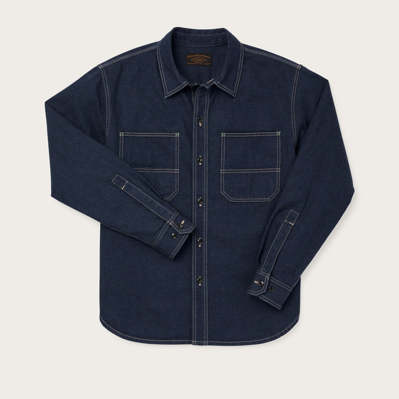 Clarkston denim shirt di Filson | Dark indigo (Blue)