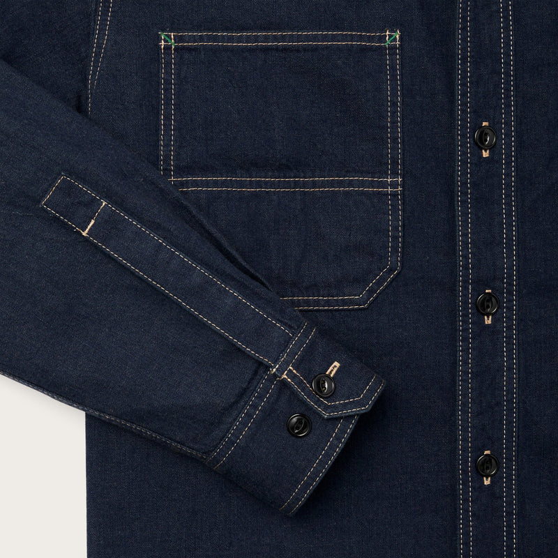 Clarkston denim shirt di Filson | Dark indigo (Blue)