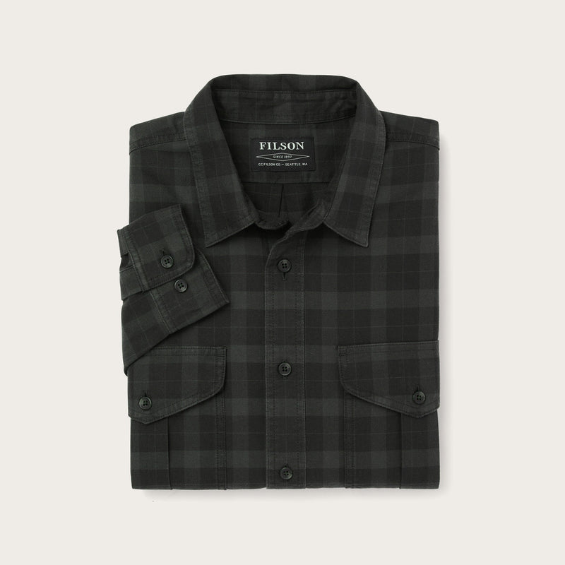 Lightweight alaskan guide shirt di Filson | Faded black gray (Grey)