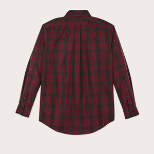 Lightweight alaskan guide shirt von Filson | Green red pla (Red)