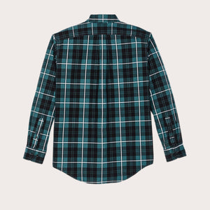 Lightweight alaskan guide shirt von Filson | Petrol / black / whi (Blue)