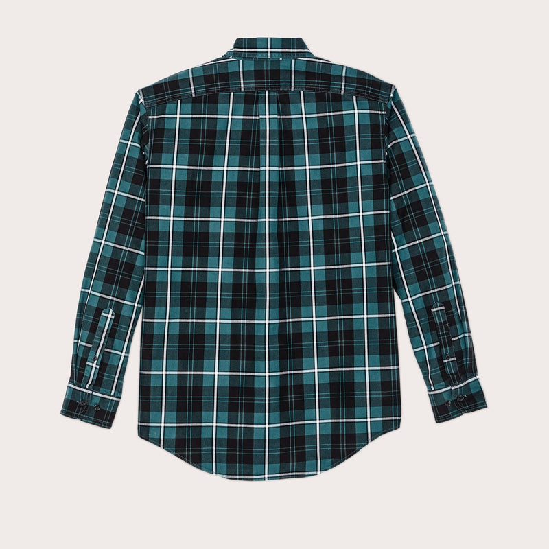 Lightweight alaskan guide shirt von Filson | Petrol / black / whi (Blue)