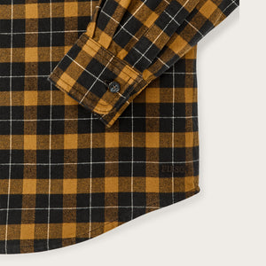 Alaskan guide shirt by Filson | Black / gold plaid (Yellow)
