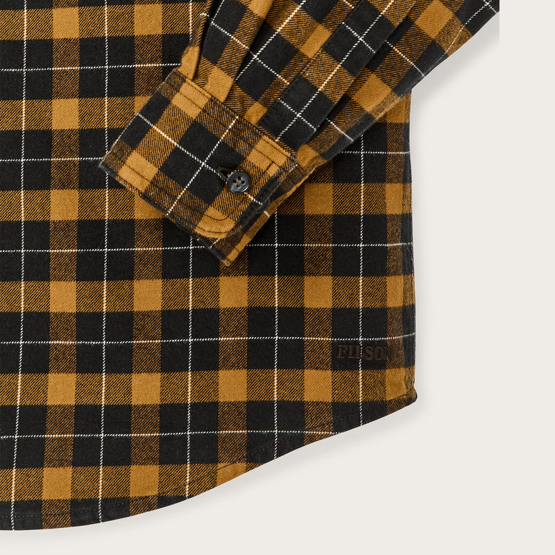 Alaskan guide shirt by Filson | Black / gold plaid (Yellow)
