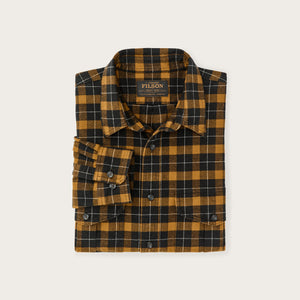 Alaskan guide shirt by Filson | Black / gold plaid (Yellow)