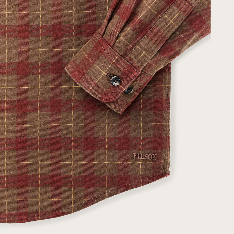 Alaskan guide shirt by Filson | Brown / mahogany pla (Brown)