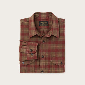 Alaskan guide shirt by Filson | Brown / mahogany pla (Brown)