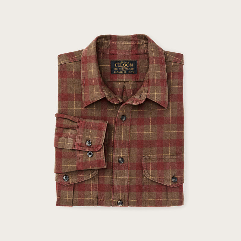 Alaskan guide shirt by Filson | Brown / mahogany pla (Brown)